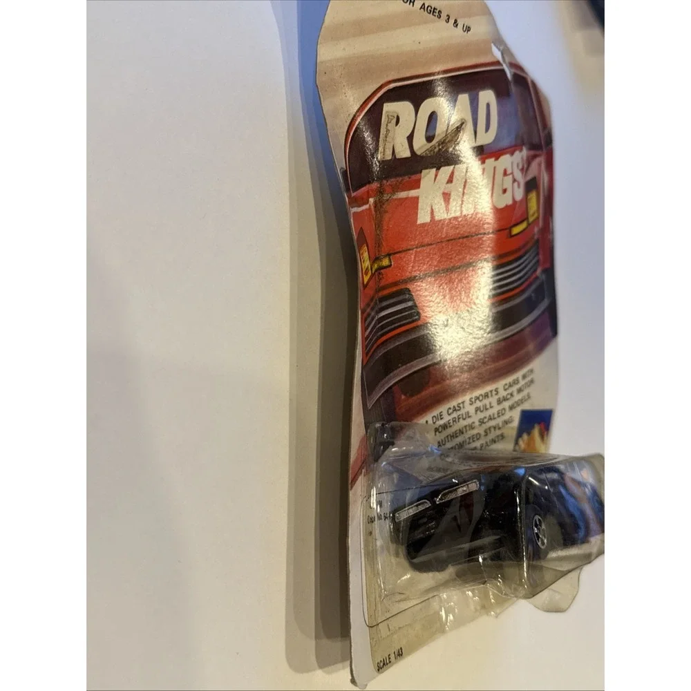VINTAGE 1980s DIE‎ CAST ROAD KINGS 1/43 PULL BACK TRANS AM SEALED on CARD